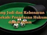 Hukum Uang Hasil Judi